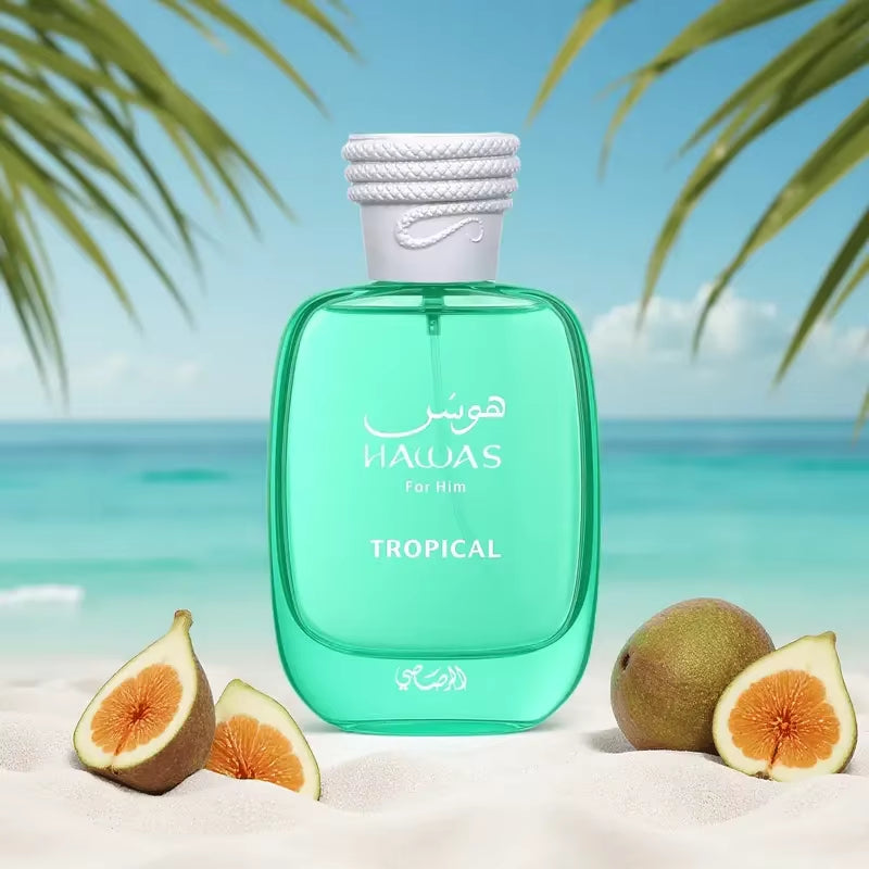 RASASI Hawas Tropical Eau De Parfum Spray for Men, 3.4 Ounce