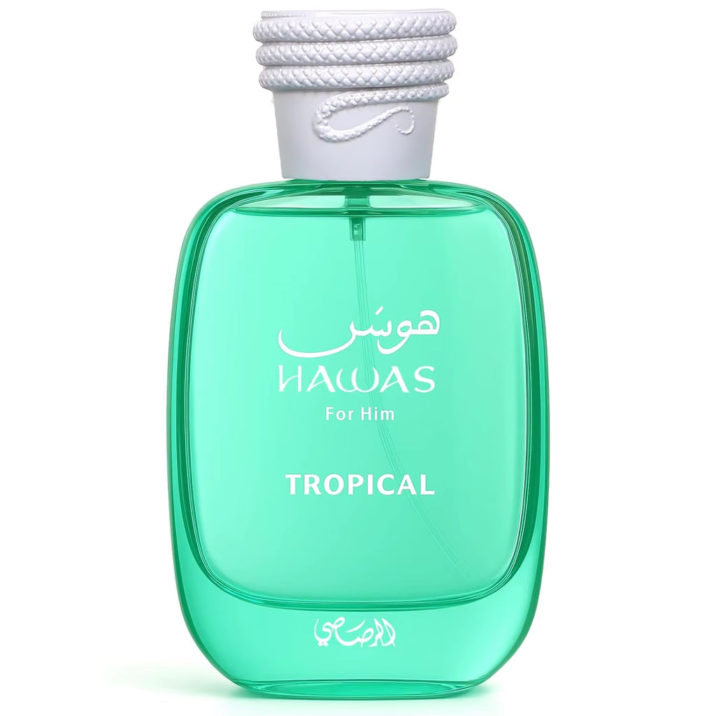RASASI Hawas Tropical Eau De Parfum Spray for Men, 3.4 Ounce