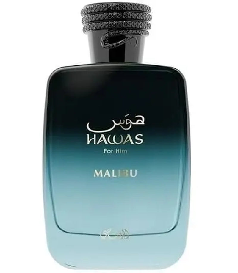 RASASI Men'S Hawas Malibu EDP Spray 3.4 Oz Fragrances Long Lasting Fragrance Natural Perfume Cologne Persistence Pheromone